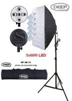 Набор постоянного LED света Deep 60x90см 300W E27 + bag 75